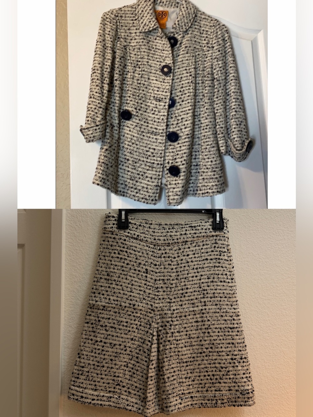 Tory burch blazer and skirt set
